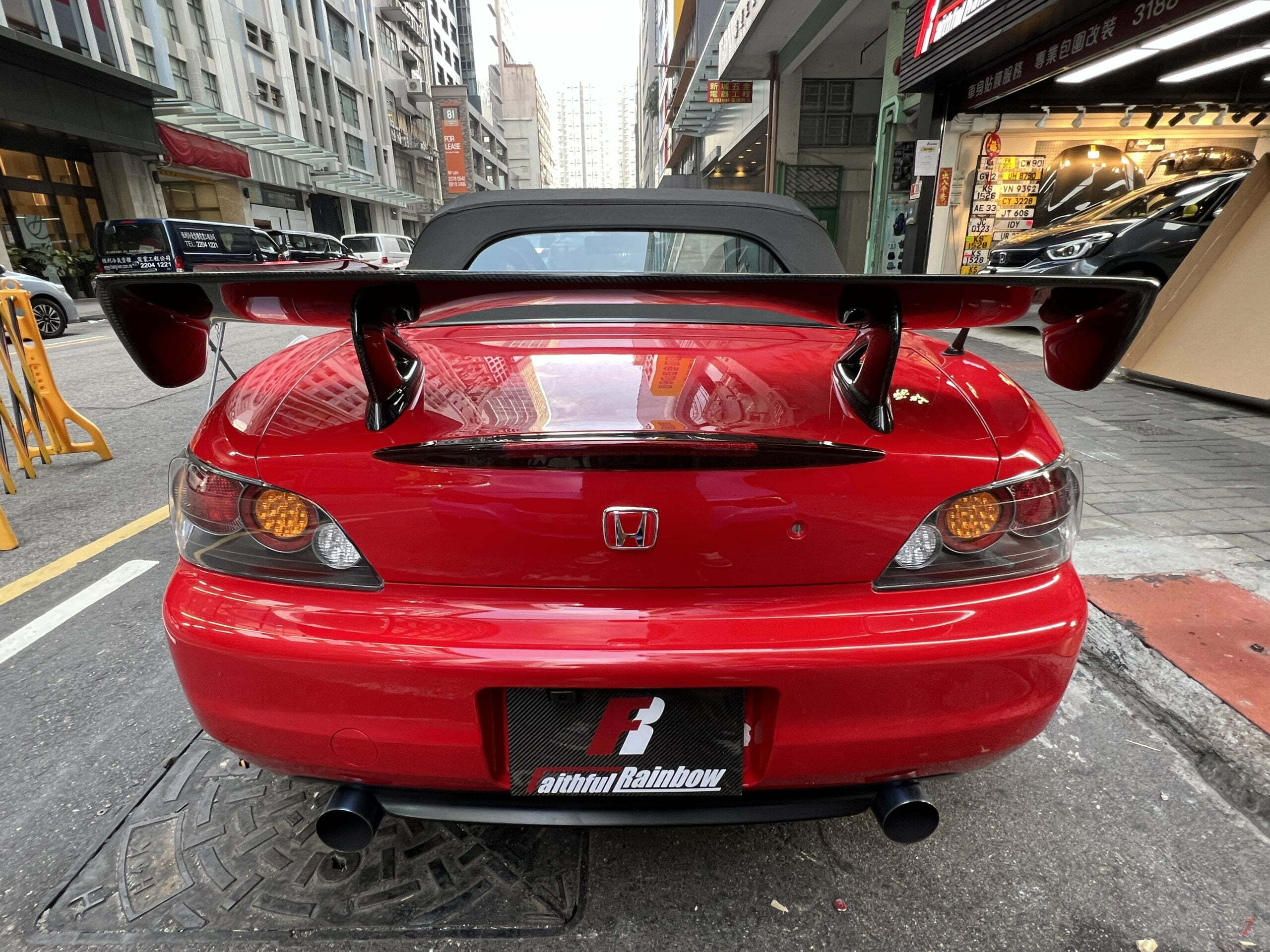 Honda 2000-05 S2000 AP1 AP2 TYS003 rear wing spoiler - Faithful Rainbow
